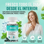 DEOS™® – El Desodorante Interno Natural que Elimina el Olor Corporal desde Dentro