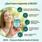DEOS™® – El Desodorante Interno Natural que Elimina el Olor Corporal desde Dentro