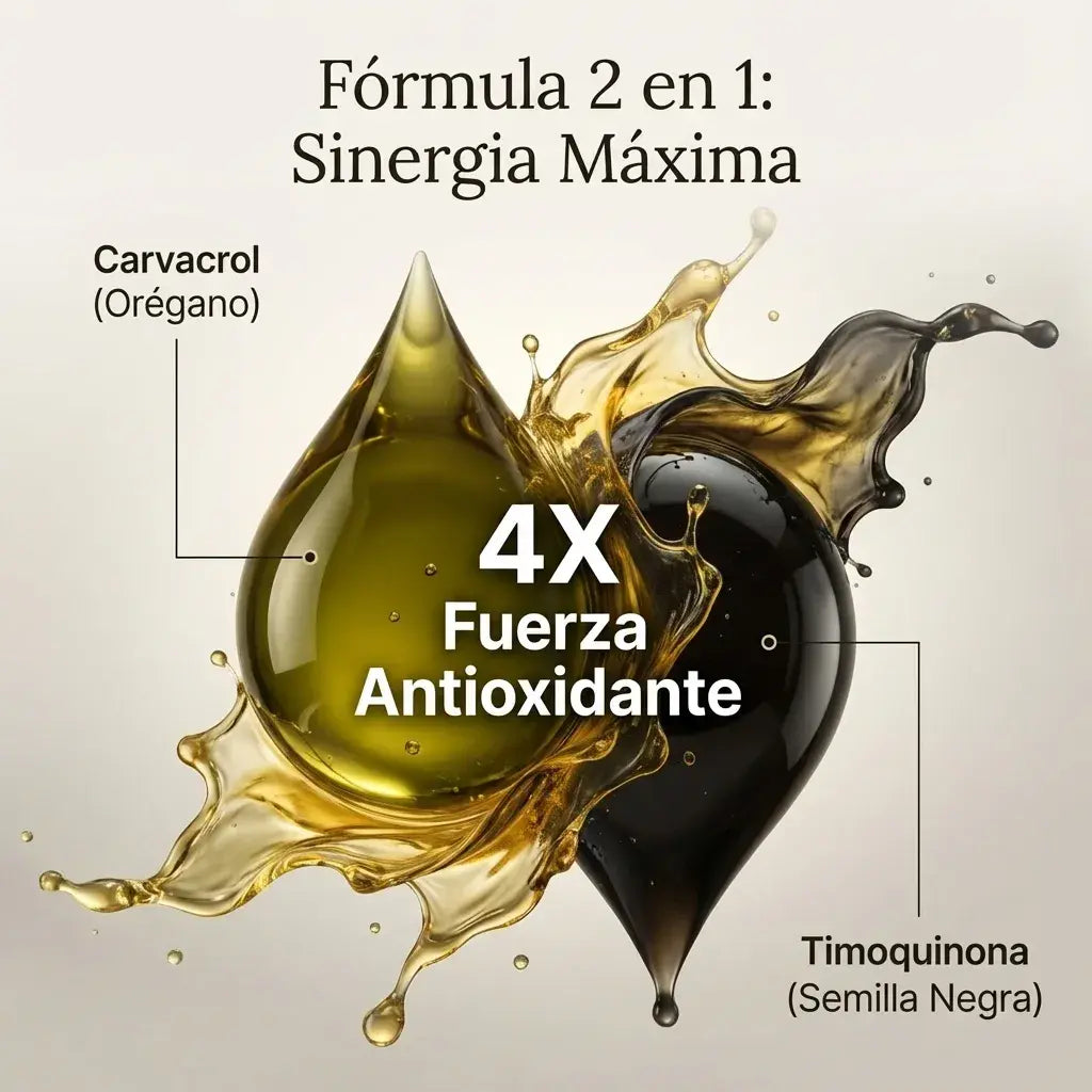 Oil of Oregano  Microingredients® Fórmula 2 en 1 y Defensa Antioxidante para el cuerpo, protejelo desde hoy, 90 Soft Capsulas