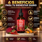 CLEAN NUTRACEUTICALS Vascu Glow - Gotas para Reducir el Antojo por el Dulce y Mejorar tu Circulación - Cayenne, Hawthorn, Beet Root y K2+D3 - 60 ml