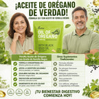 VivoNu™ Aceite de Orégano + Aceite de Semilla Negra ayuda a tu Bienestar Digestivo e Inmunológico